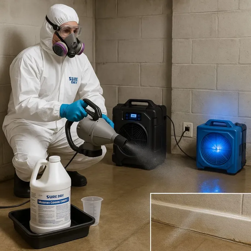 Sanitization and Odor Removal process in Dundee, MI
