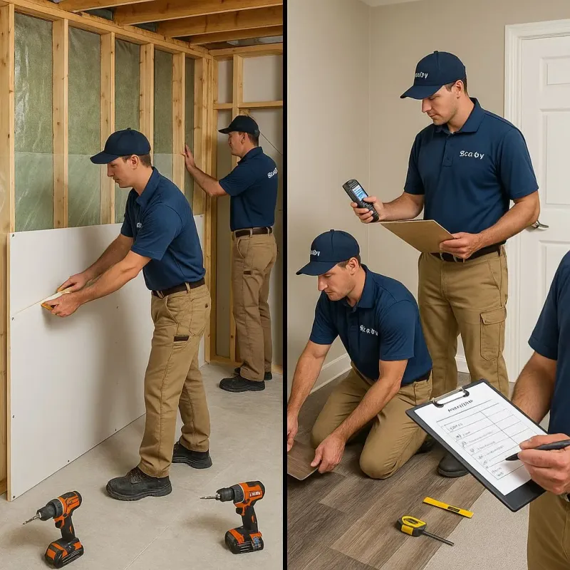 Repairs and Reconstruction process in Dundee, MI