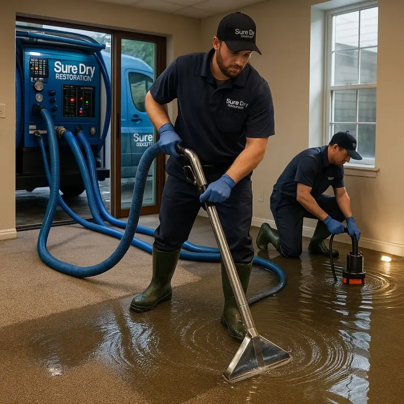 Water Extraction and Removal process in Dundee, MI